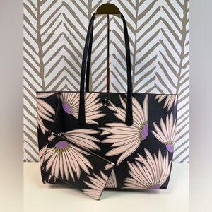 Kate Spade Molly Falling Flower Large Tote & Pouch